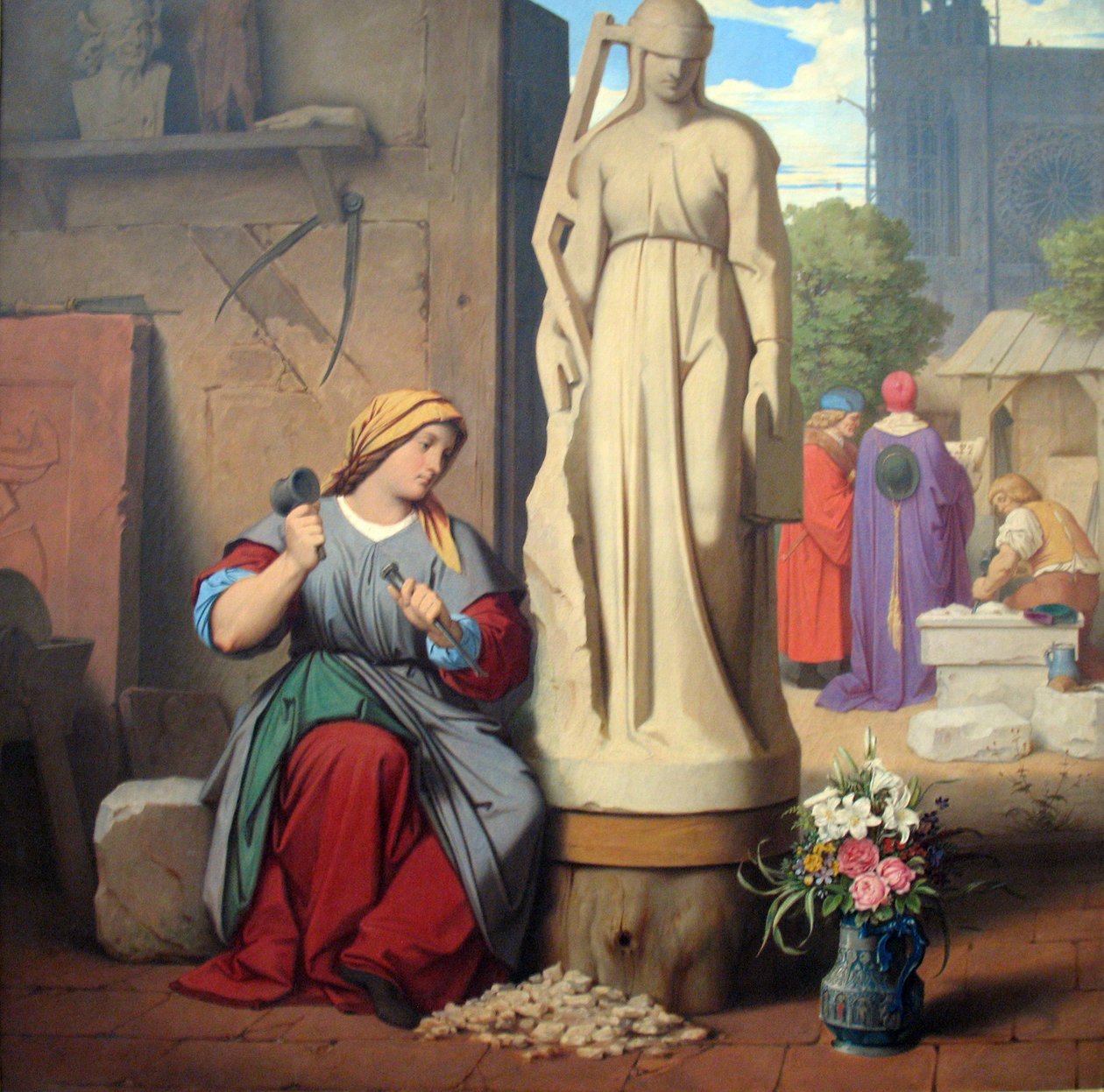 Sabina von Steinbach af Moritz Ludwig von Schwind