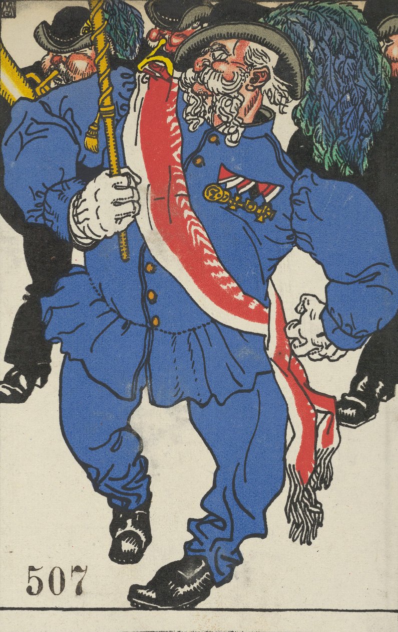 Indvielse af farverne Fahnenweihe, 1911. af Moritz Jung