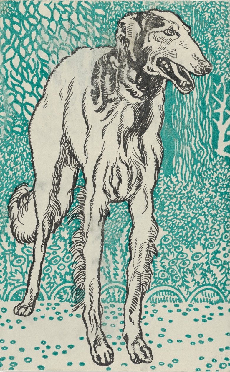 Greyhound, 1912. af Moritz Jung