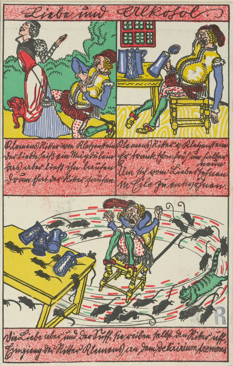 Kærlighed og alkohol Kærlighed og alkohol, 1911. af Moritz Jung