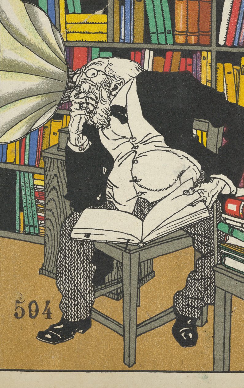 Dialektikeren Dialektforskeren, 1911. af Moritz Jung