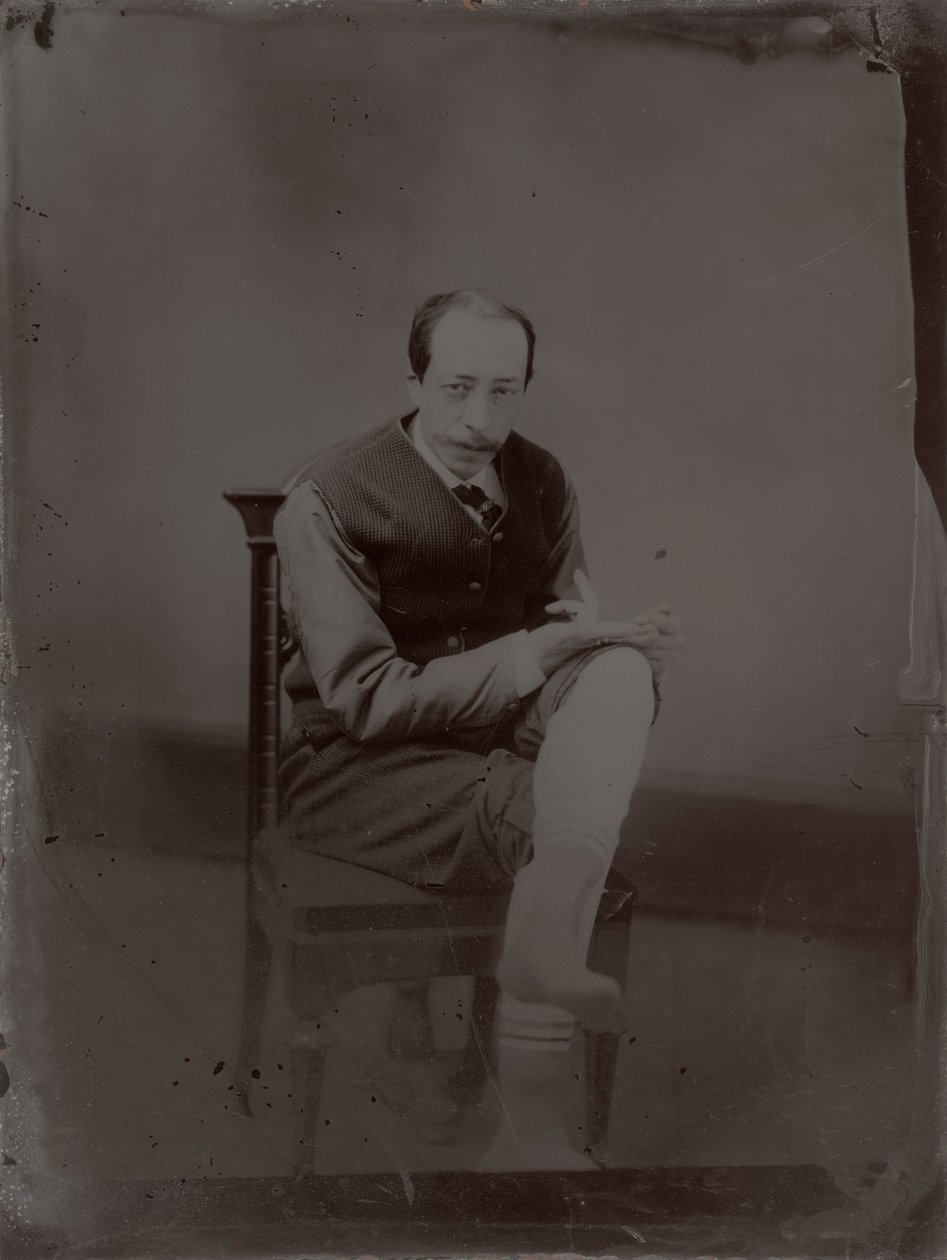 Portræt af John La Farge af Moritz Statfeld