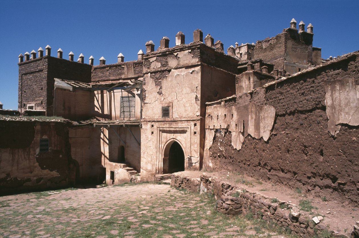 Udvendig udsigt over Kasbah af Thamiel glaoui af Moroccan School