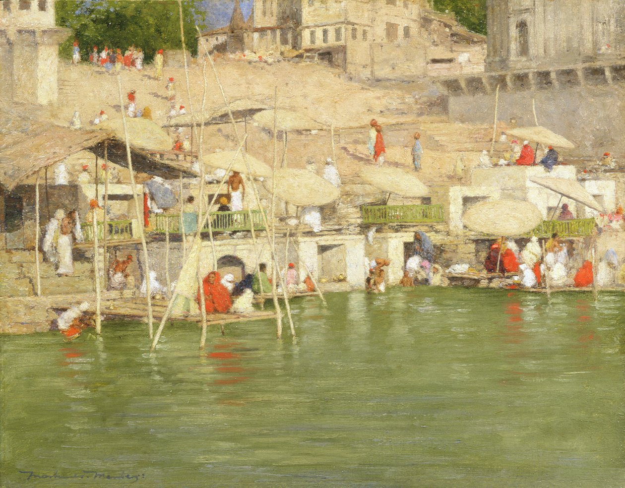 Benares, ca. 1901 af Mortimer Ludington Menpes
