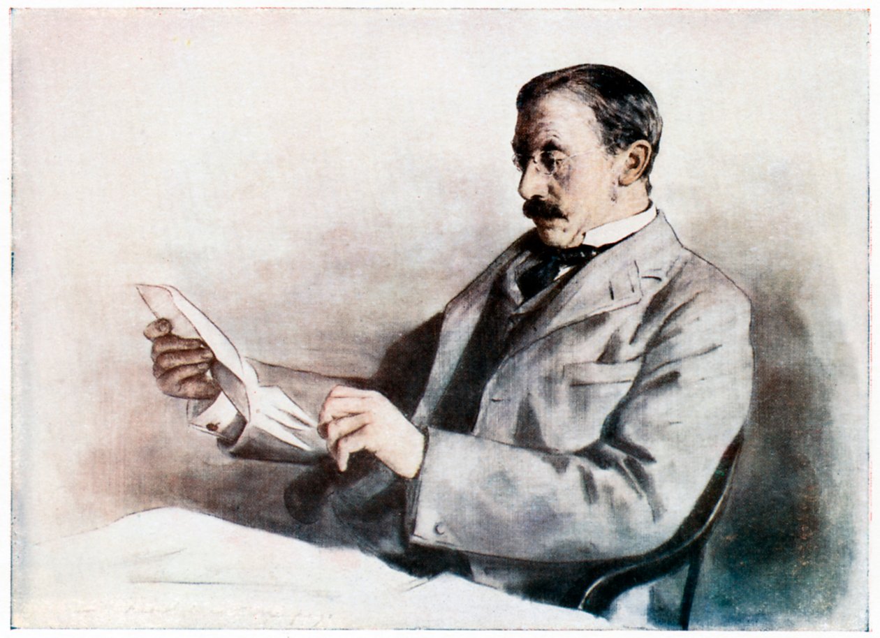 Alfred Milner, 1. Viscount Milner, britisk statsmand, begyndelsen af det 20. århundrede af Mortimer L Menpes
