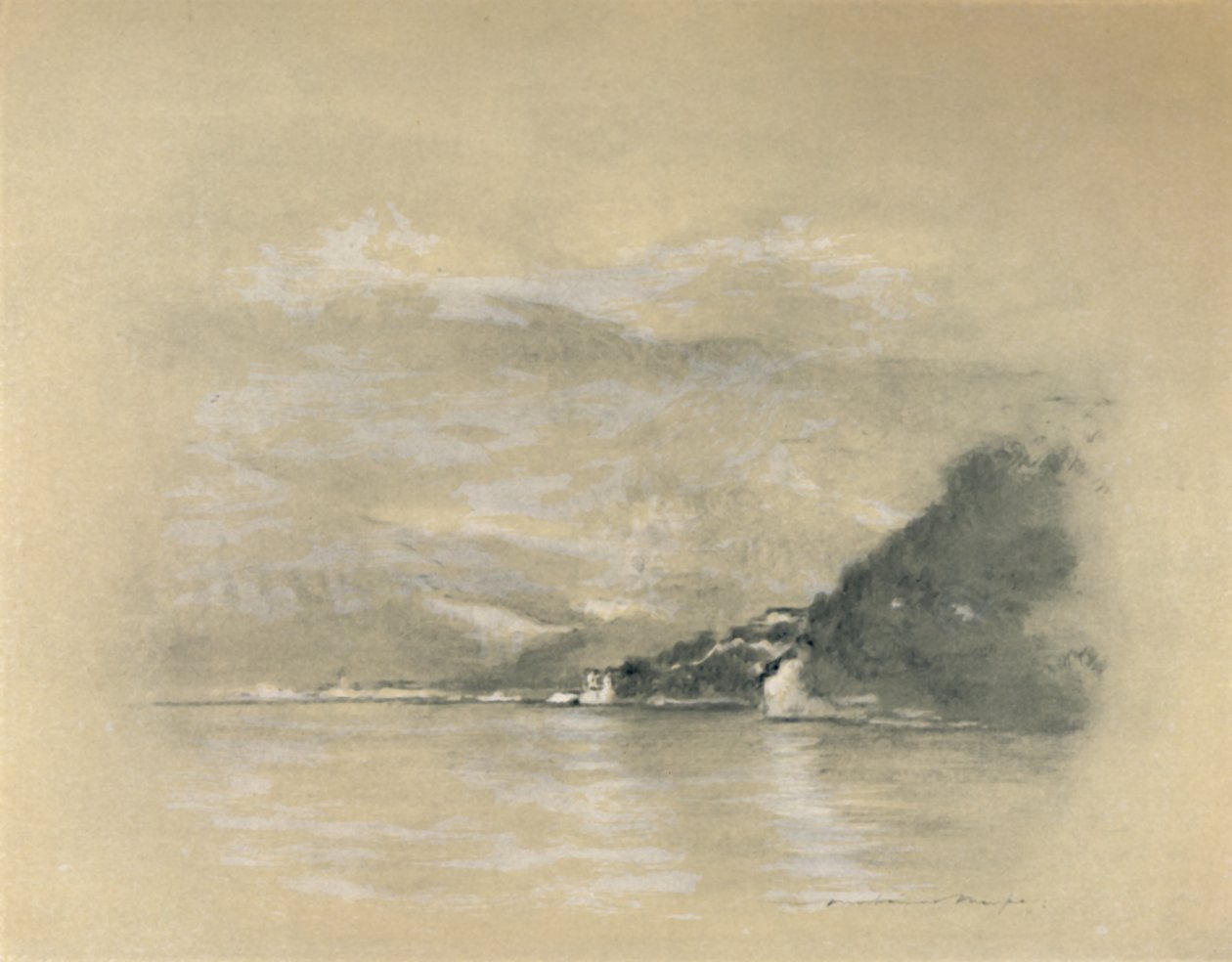 Lake of Lucerne, 1903dani af Mortimer L Menpes