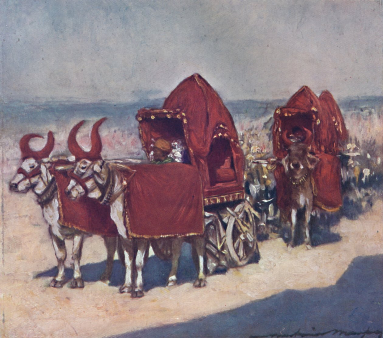 Some Native Vehicles, 1903dani af Mortimer L Menpes