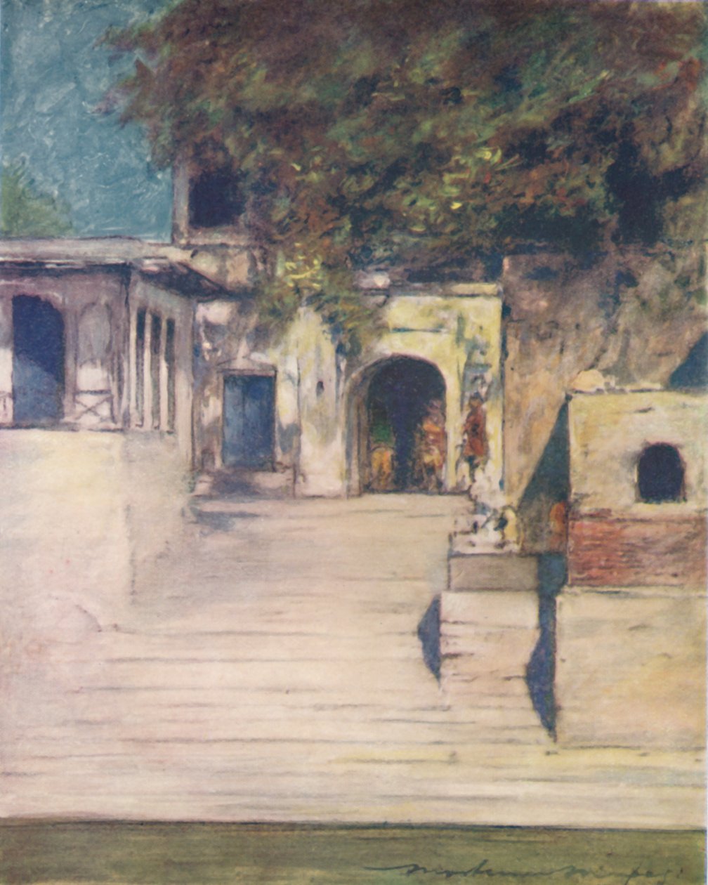 En berømt brønd, Delhi, 1905 af Mortimer Ludington Menpes