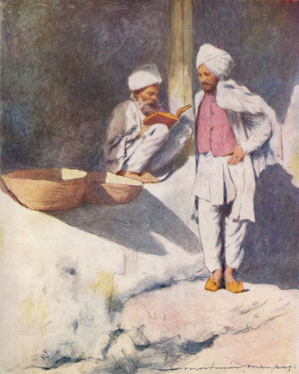En lærd mand fra Peshawur, 1905 af Mortimer Ludington Menpes