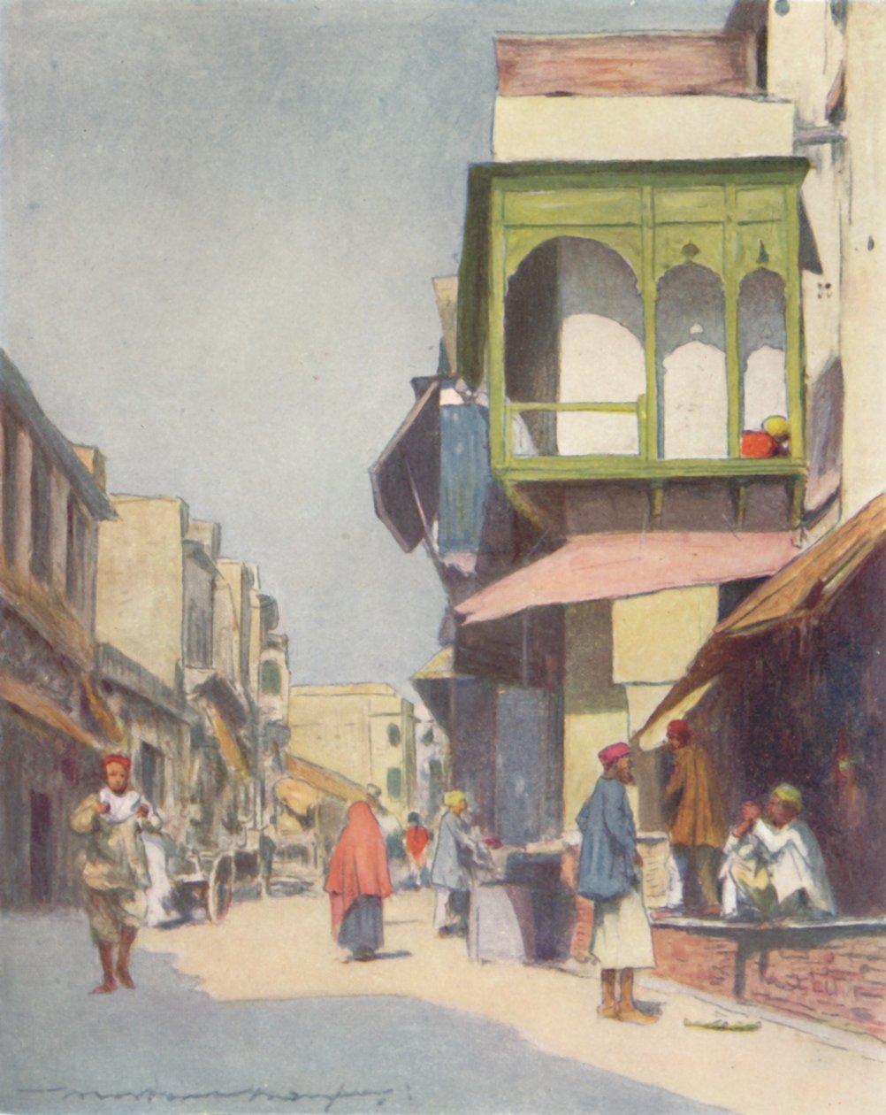En smal færdselsåre, 1905 af Mortimer Ludington Menpes