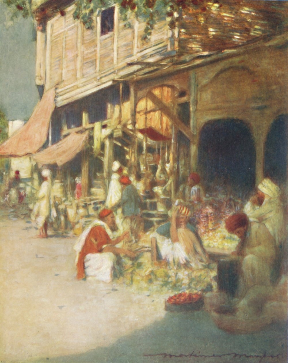 En kludebutik, 1905 af Mortimer Ludington Menpes