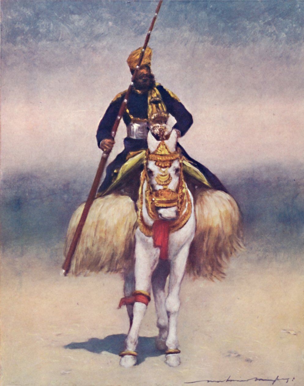 En beholder fra Alwar, 1903 af Mortimer Ludington Menpes