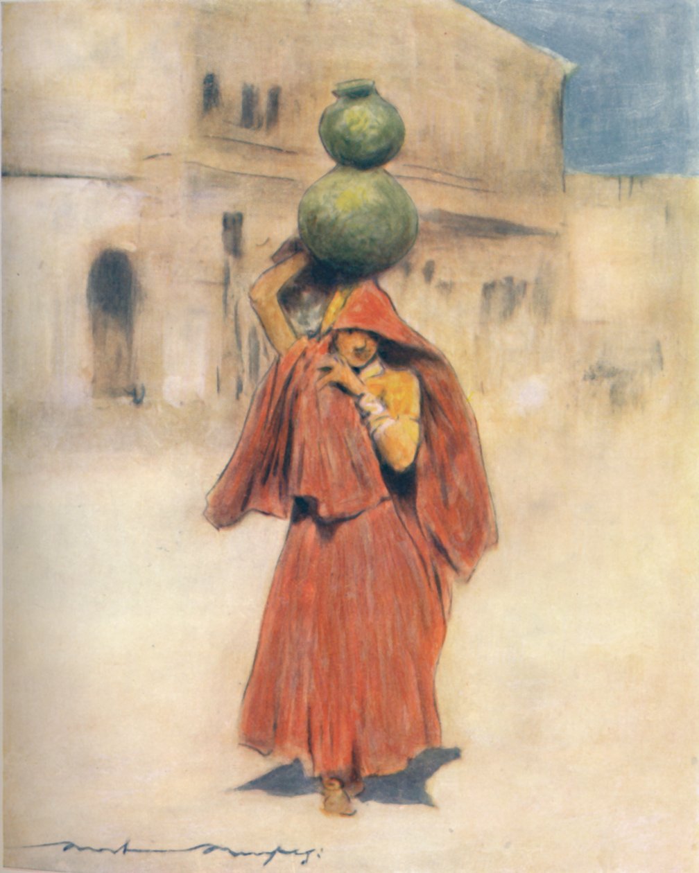 En vandbærer, 1905 af Mortimer Ludington Menpes