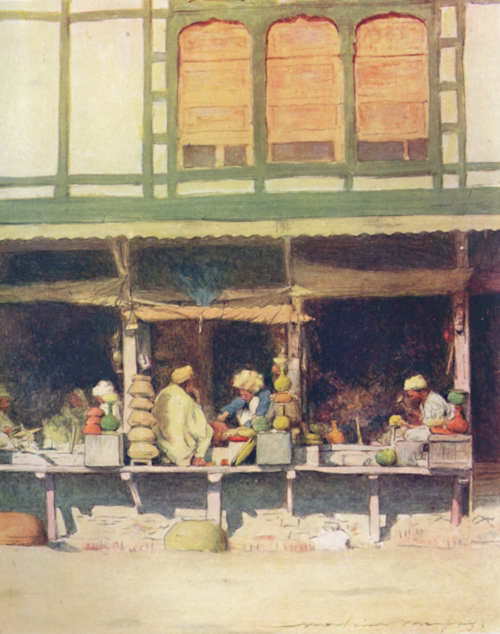 En uklassificeret butik, 1905 af Mortimer Ludington Menpes
