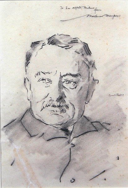 Cecil Rhodes (kul på papir) af Mortimer Ludington Menpes