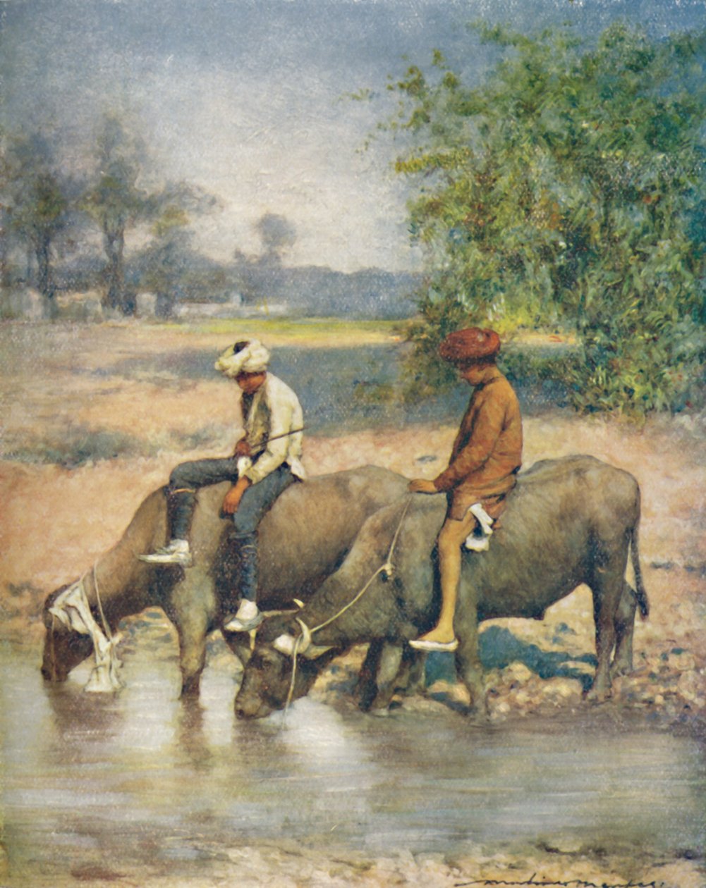 Fritid, 1905 af Mortimer Ludington Menpes
