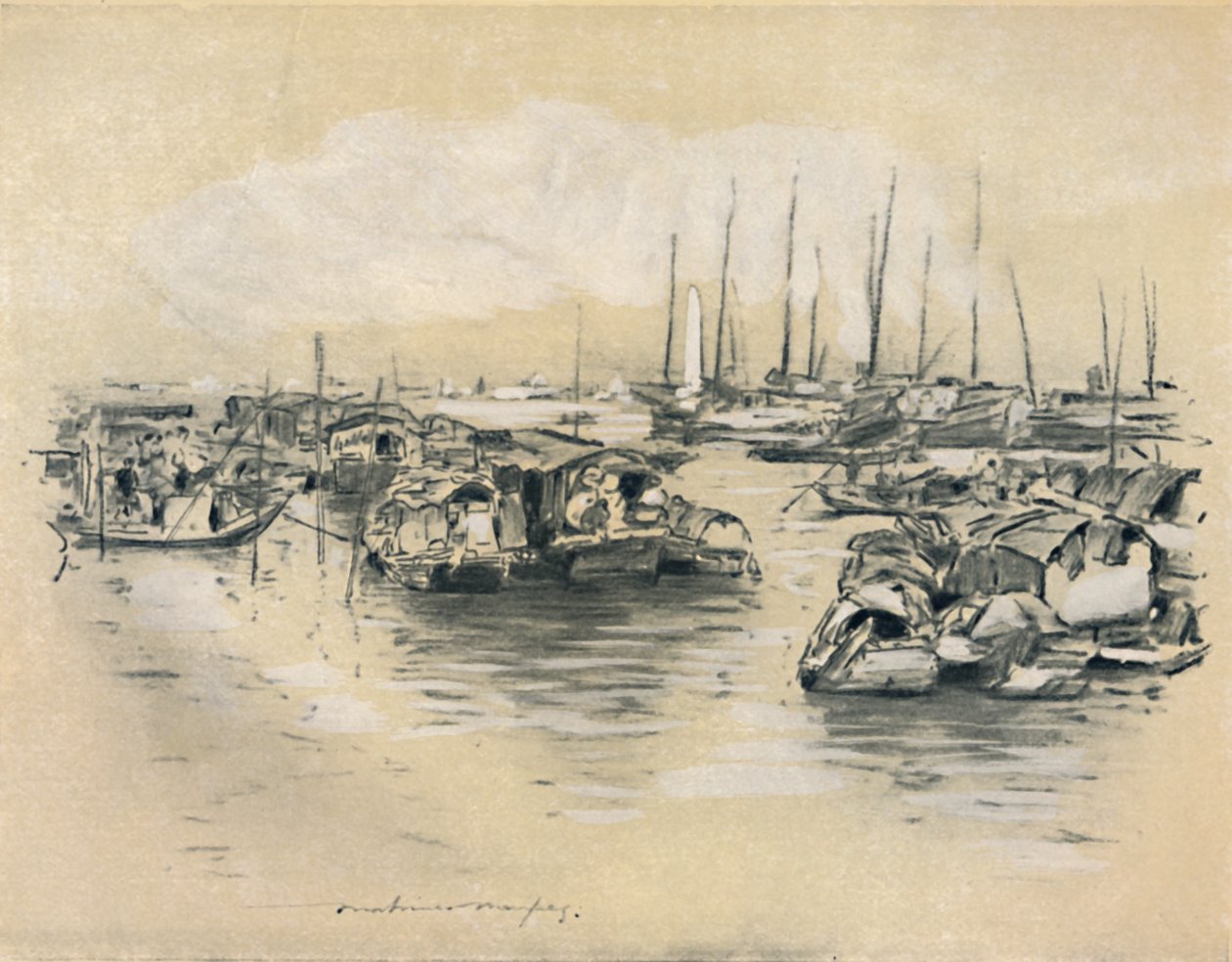 Ved den gule flod, 1903 af Mortimer Ludington Menpes