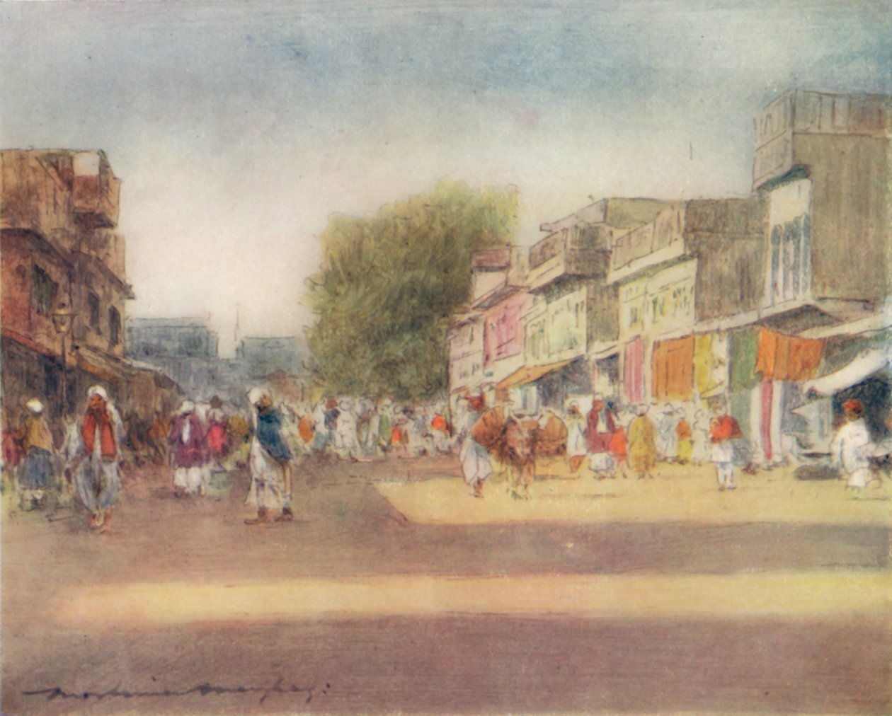 Peshawur, 1905 af Mortimer Ludington Menpes