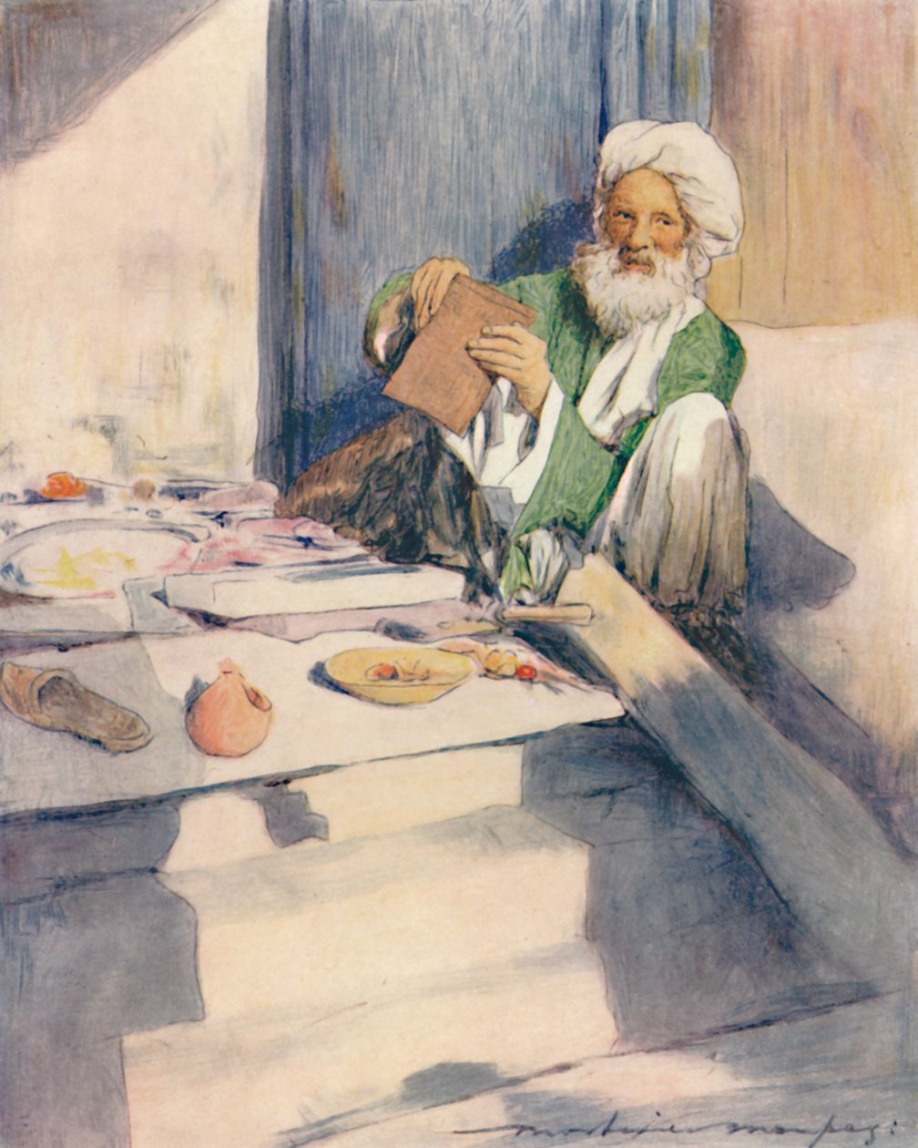 Bogormen, 1905 af Mortimer Ludington Menpes