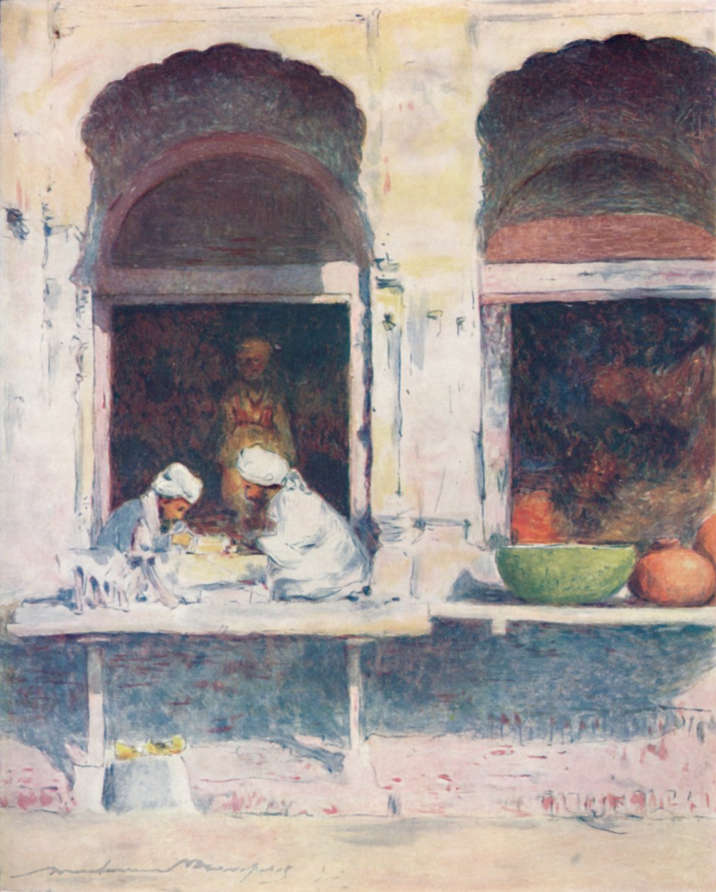 Arbejdere i sølv og guld, 1905 af Mortimer Ludington Menpes
