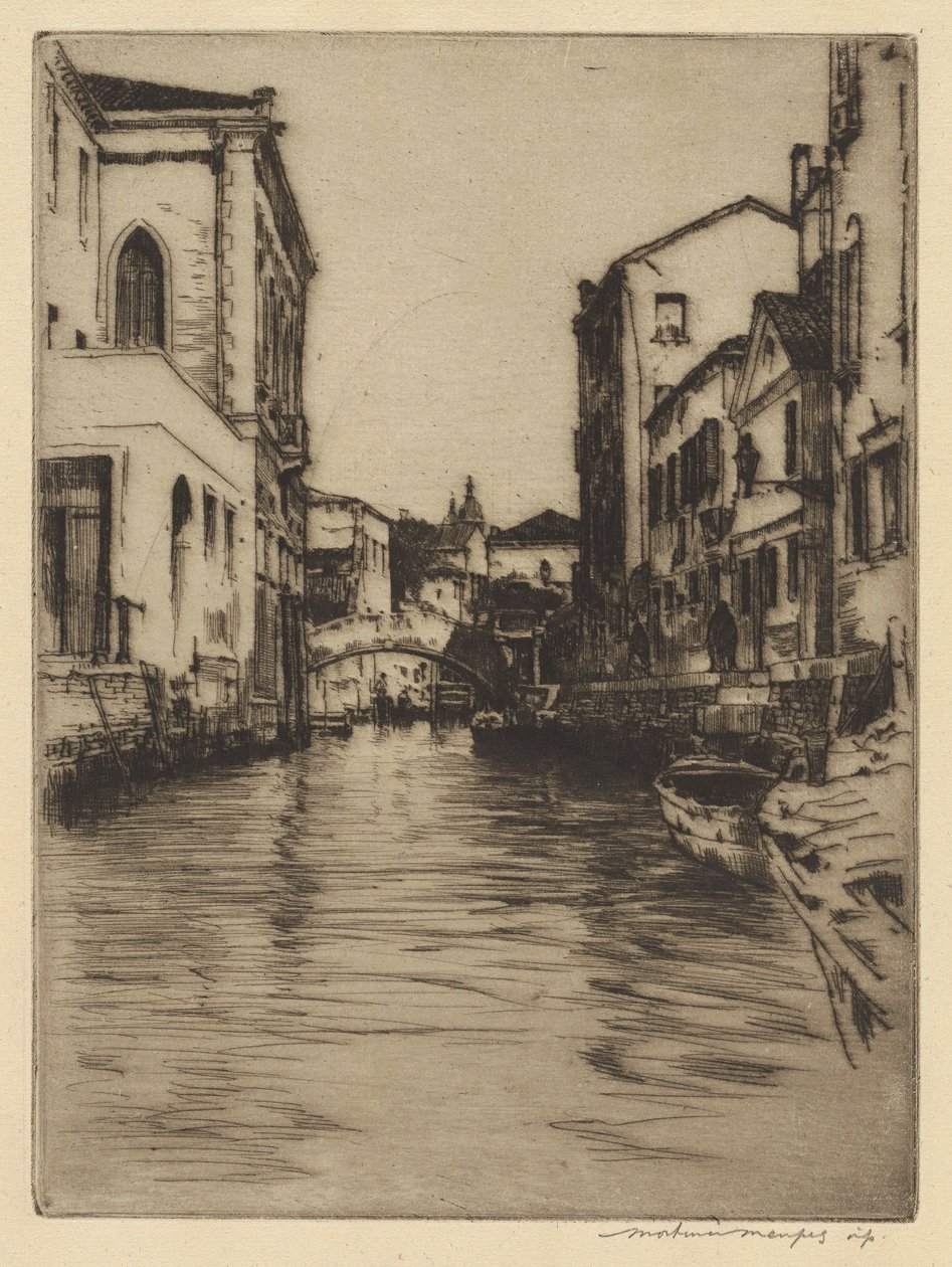 Lucianos bro, Canal Grande af Mortimer Menpes