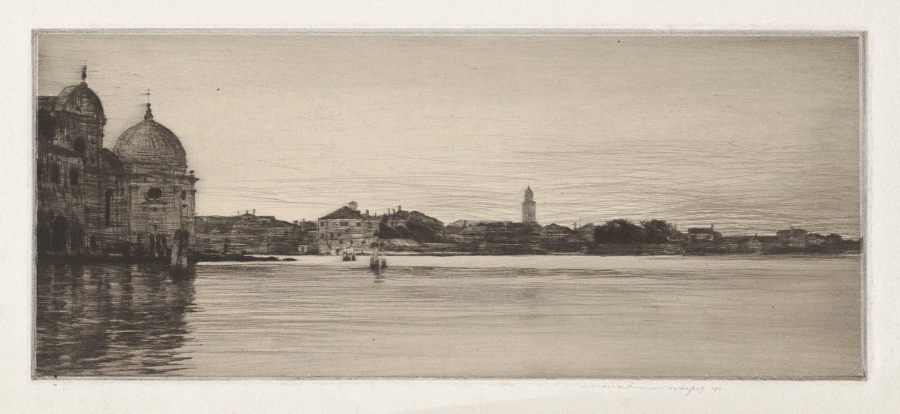 Aften, Venedig (sen eftermiddag) af Mortimer Menpes