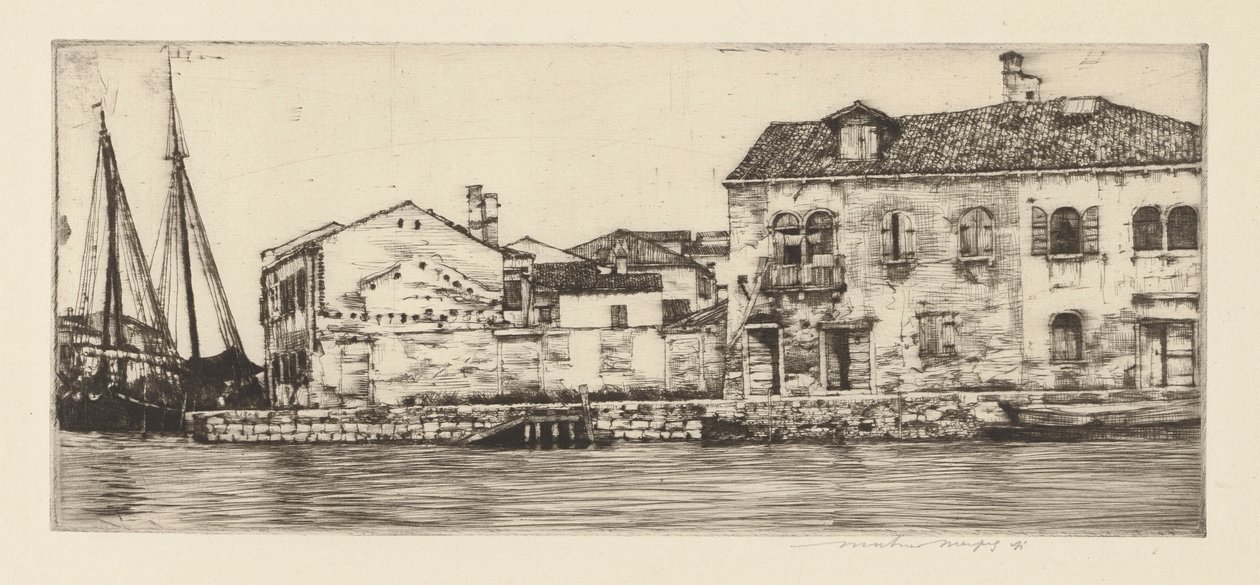 Giudecca af Mortimer Menpes