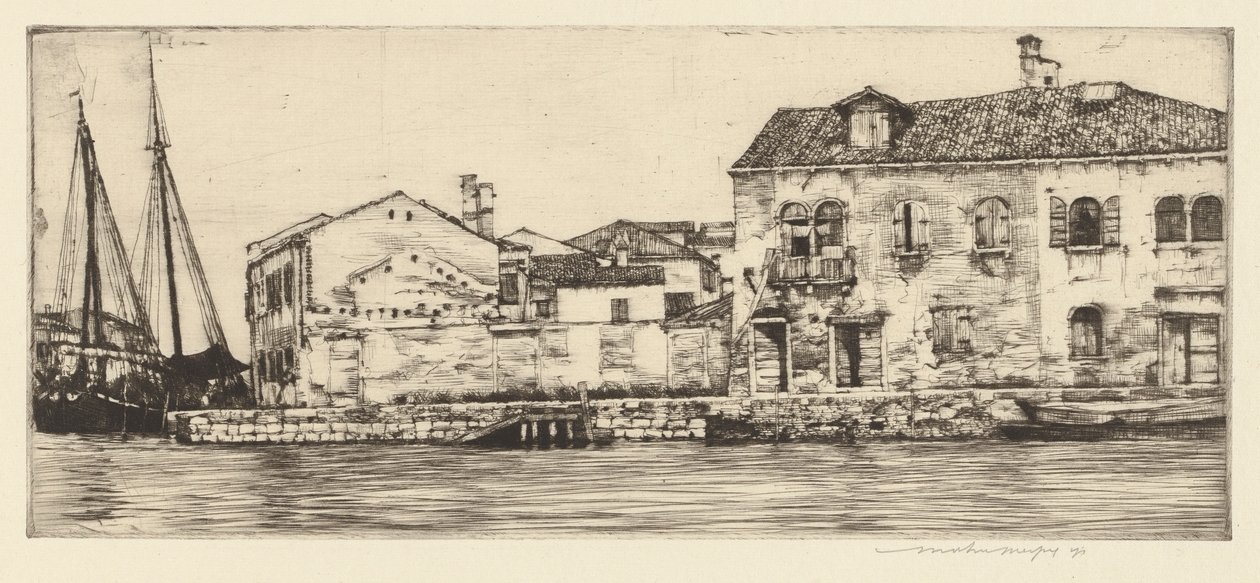 Giudecca, Venedig af Mortimer Menpes