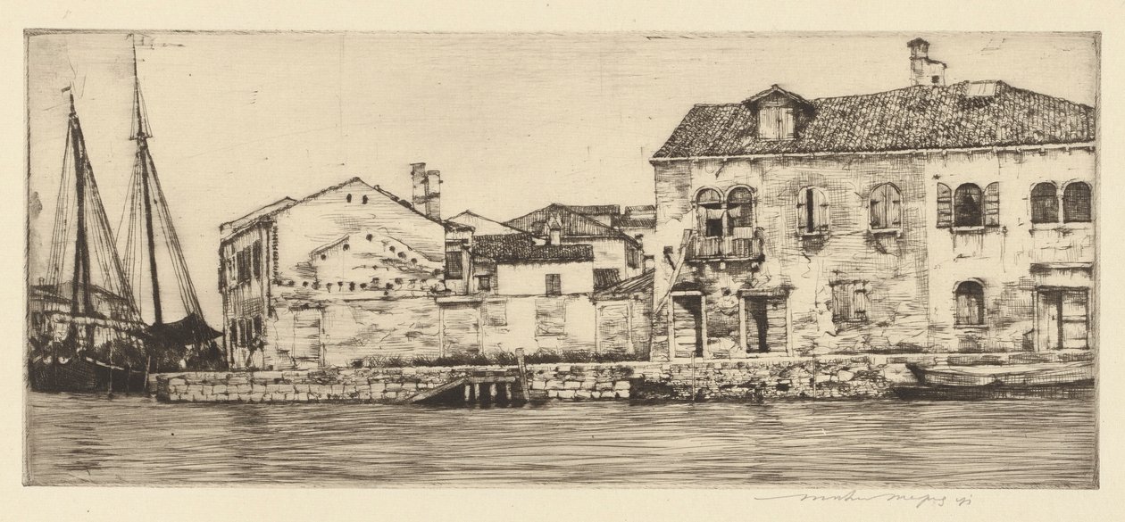 Giudecca, Venedig af Mortimer Menpes