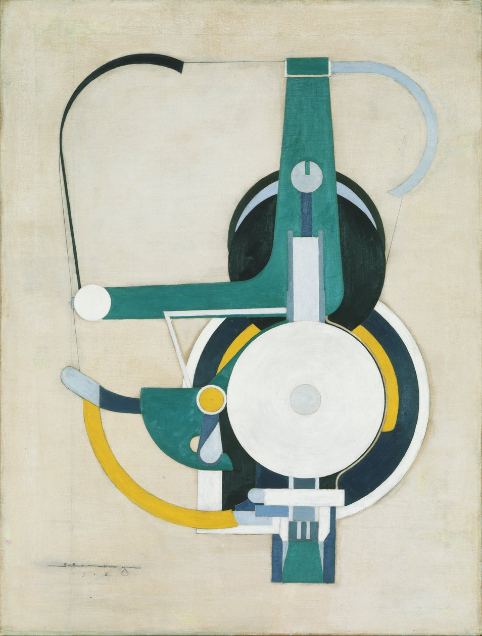 Maleri (tidligere maskine) af Morton Livingston Schamberg