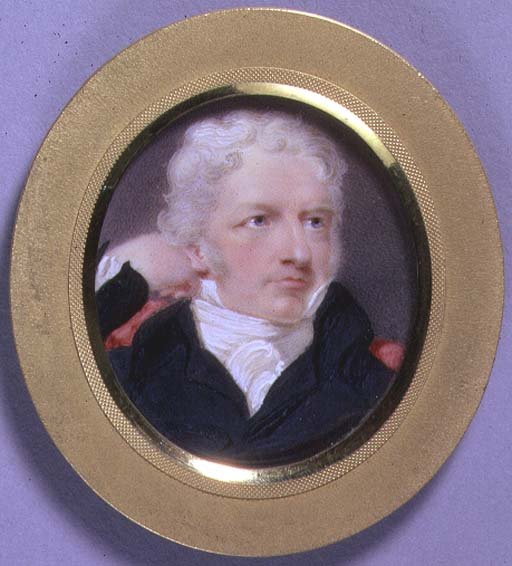 Portrætminiature af Henry Fuseli, ca.1808 (akvarel på elfenben) af Moses Haughton