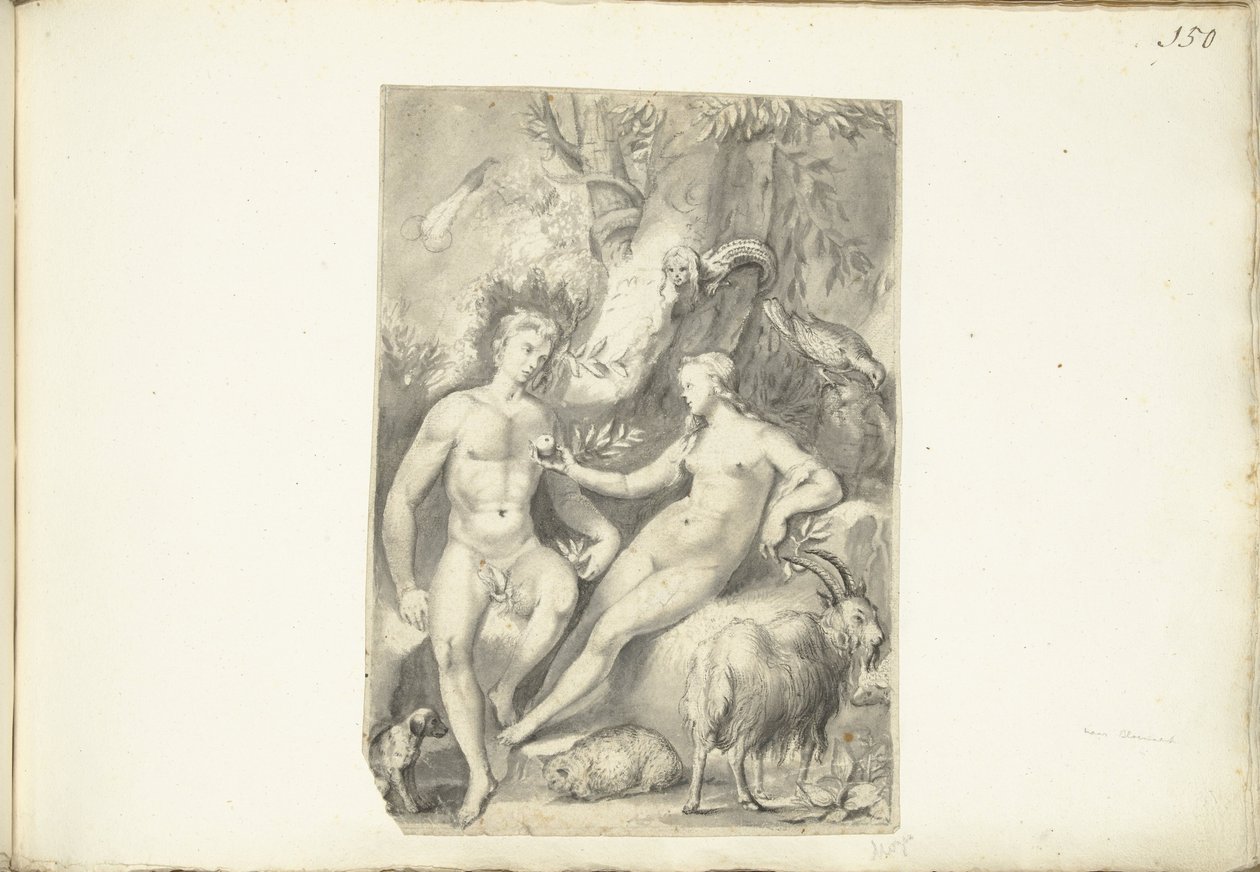 Adam og Eva af Moses Ter Borch