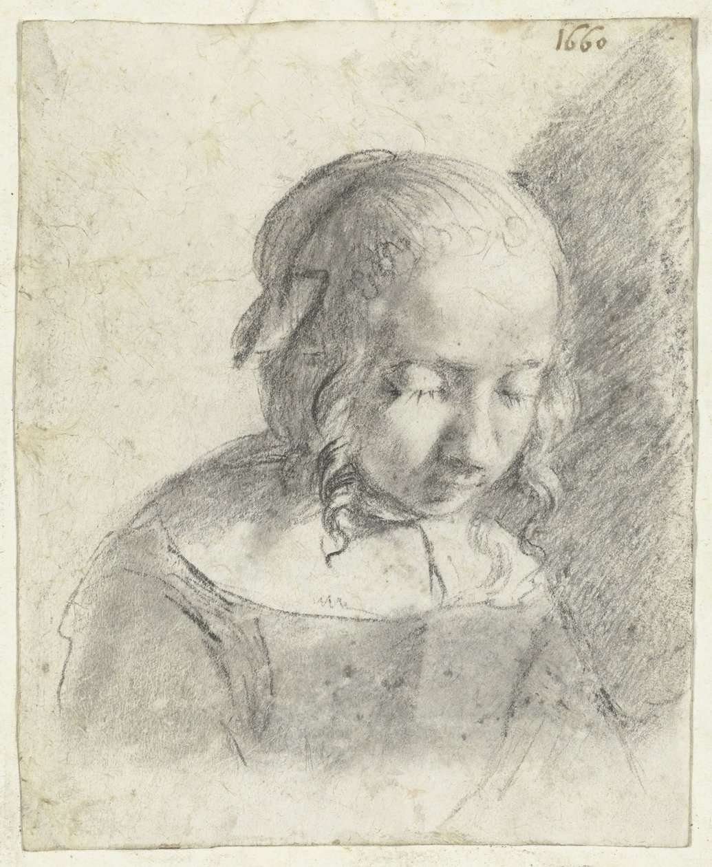Hovedet af en pige af Moses Ter Borch