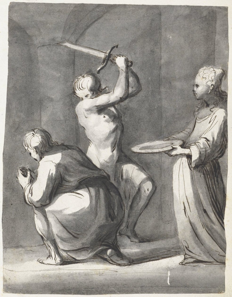 Halshugning af Johannes Døberen af Moses Ter Borch