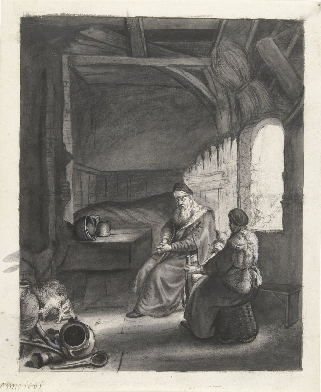 Tobit og Anna af Moses Ter Borch