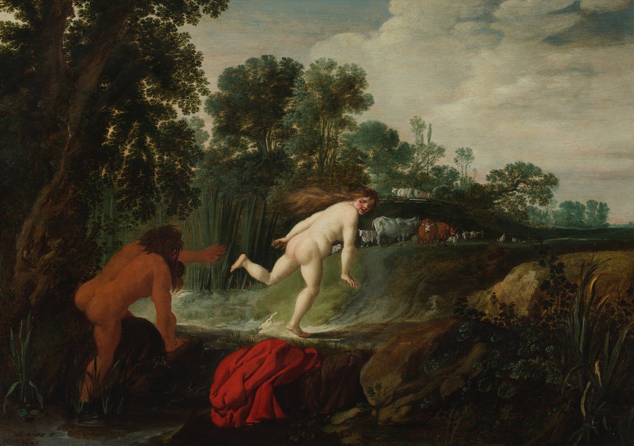 Alpheus og Arethusa af Moses van Uyttenbroeck
