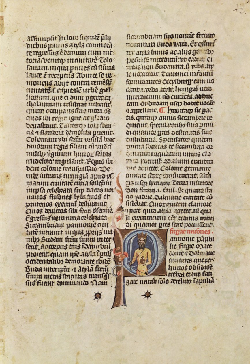 Illuminated Chronicle; Chronicon Pictum; Billedkronik 13 af Márk Kálti