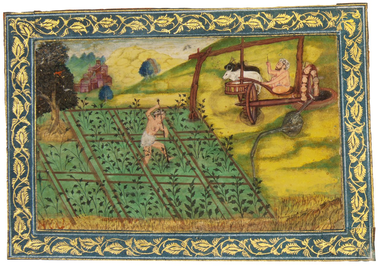 Pastoral scene af Mughal School