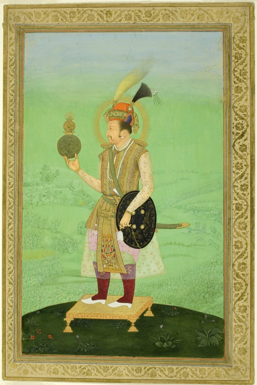 Portræt af kejser Jahangir, ca. 1800 af Mughal School