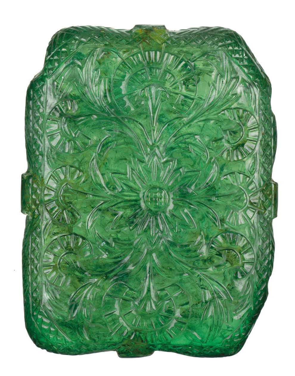 The Mughal Emerald, 1695-96 af Mughal School