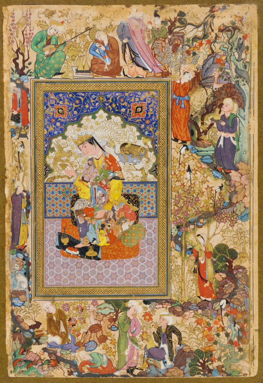 Muhammad Charif Musavvir og Muhammad Murâd Samarqandi, siddende prinsesse af Muhammad Murad