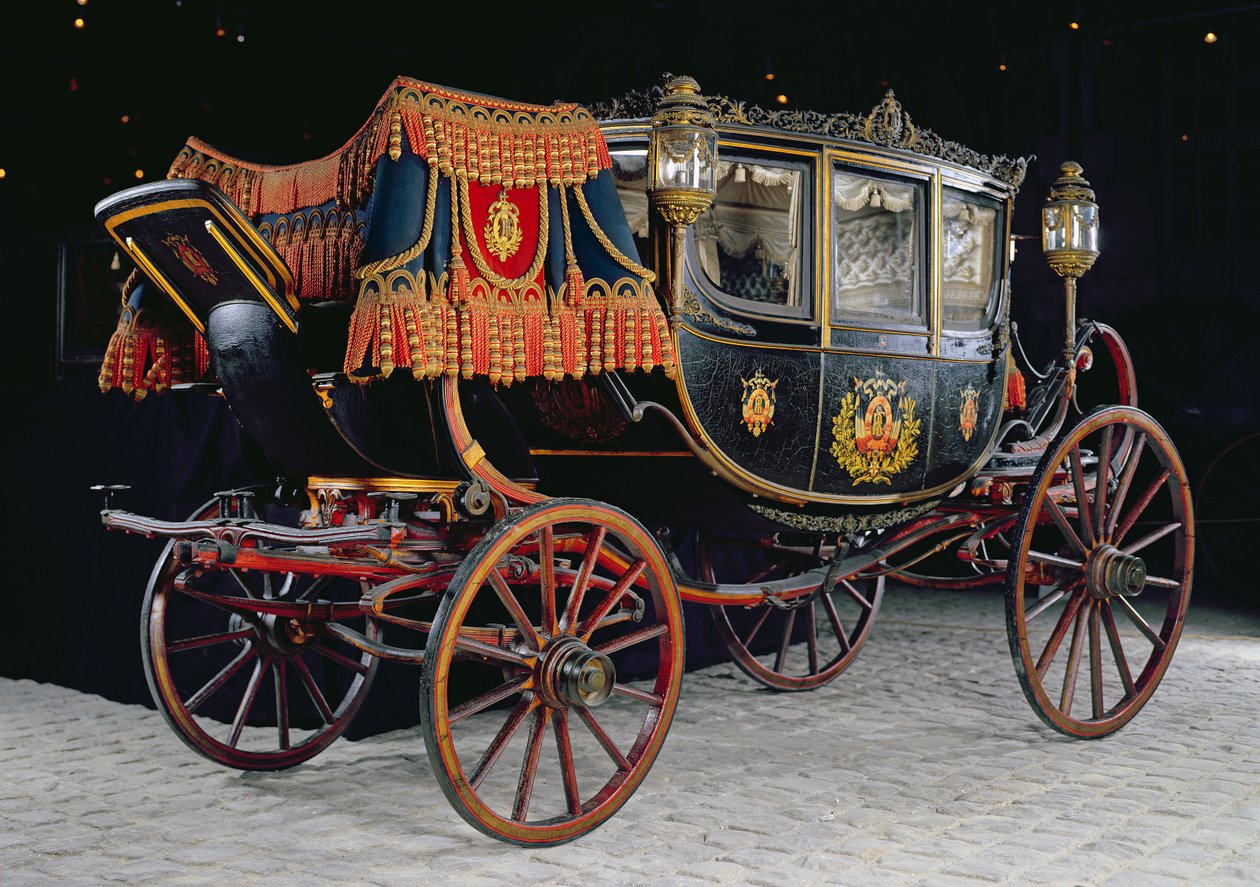 Vogn bygget til zaren til Gala de lElysee i 1896, ca. 1895 af Muhlbacher
