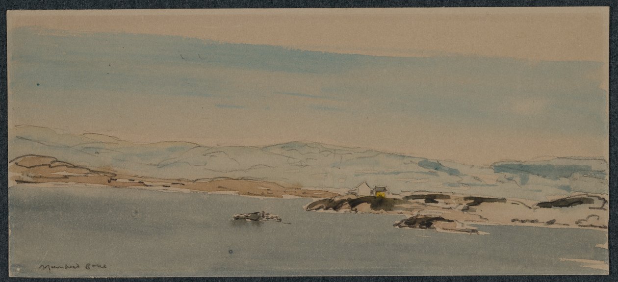 På vej ind i Bergen af Muirhead Bone