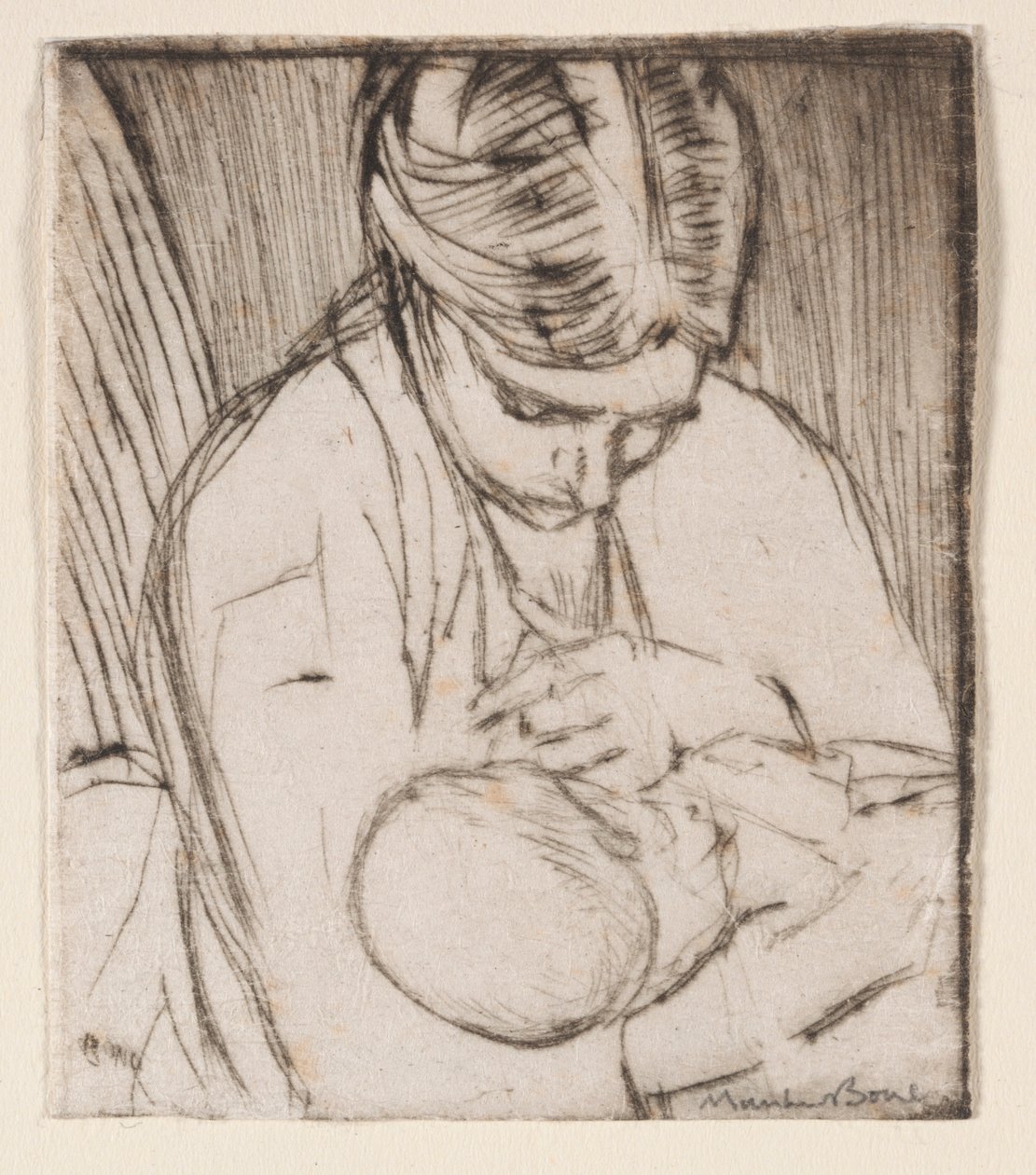 Gertrude og Stephen, nr. 6 af Muirhead Bone