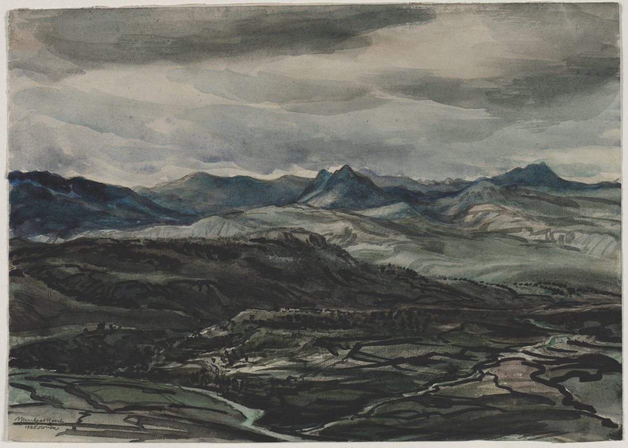 Stormvejr, Ronda, Spanien af Muirhead Bone