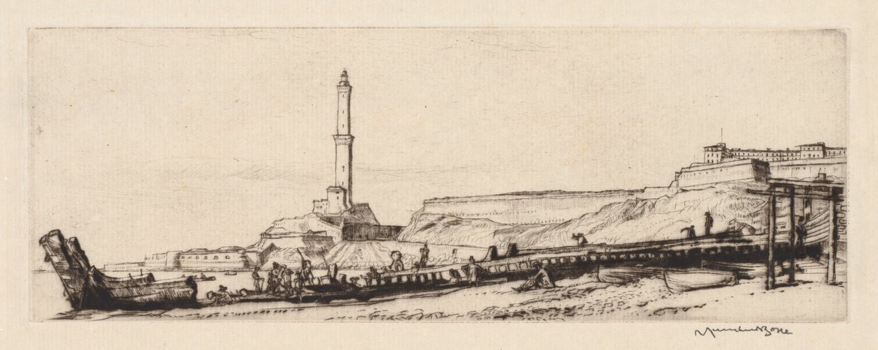 The Langterna, Genova af Muirhead Bone