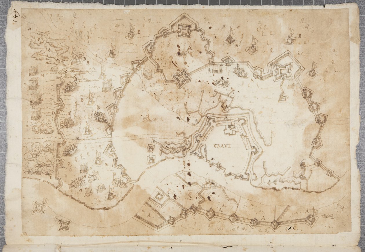 Portefølje af tegninger af Mutio Oddi fra Urbino og andre, s. 119, ca. 1635-40 af Muzio Oddi