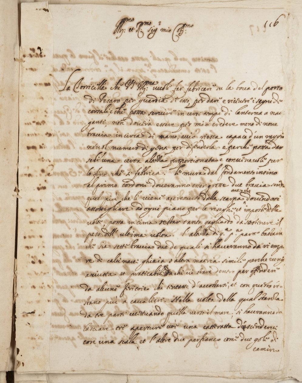 Portefølje med tegninger af Mutio Oddi fra Urbino og andre, s. 116, ca. 1635-40 (pen & blæk på papir i indbundet bind) af Muzio Oddi