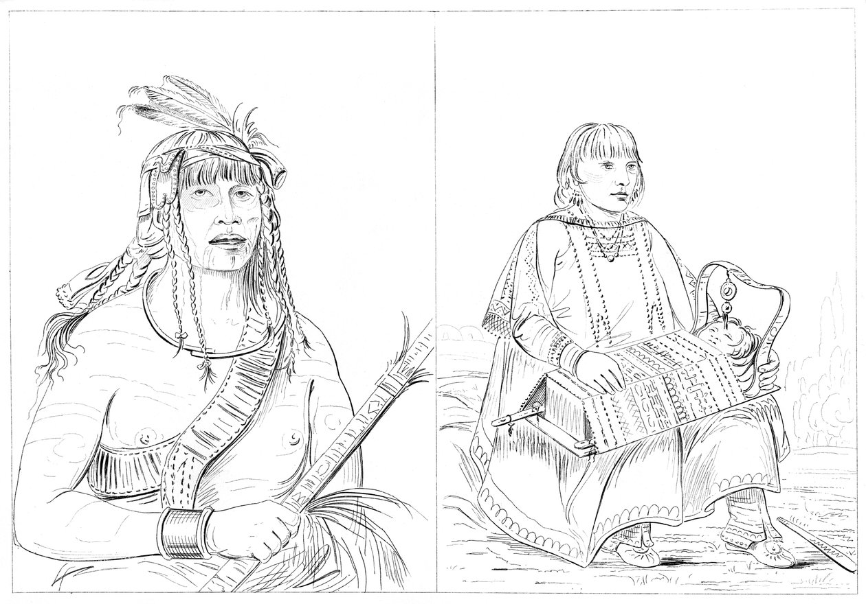 Chippewas, 1841. af Myers and Co