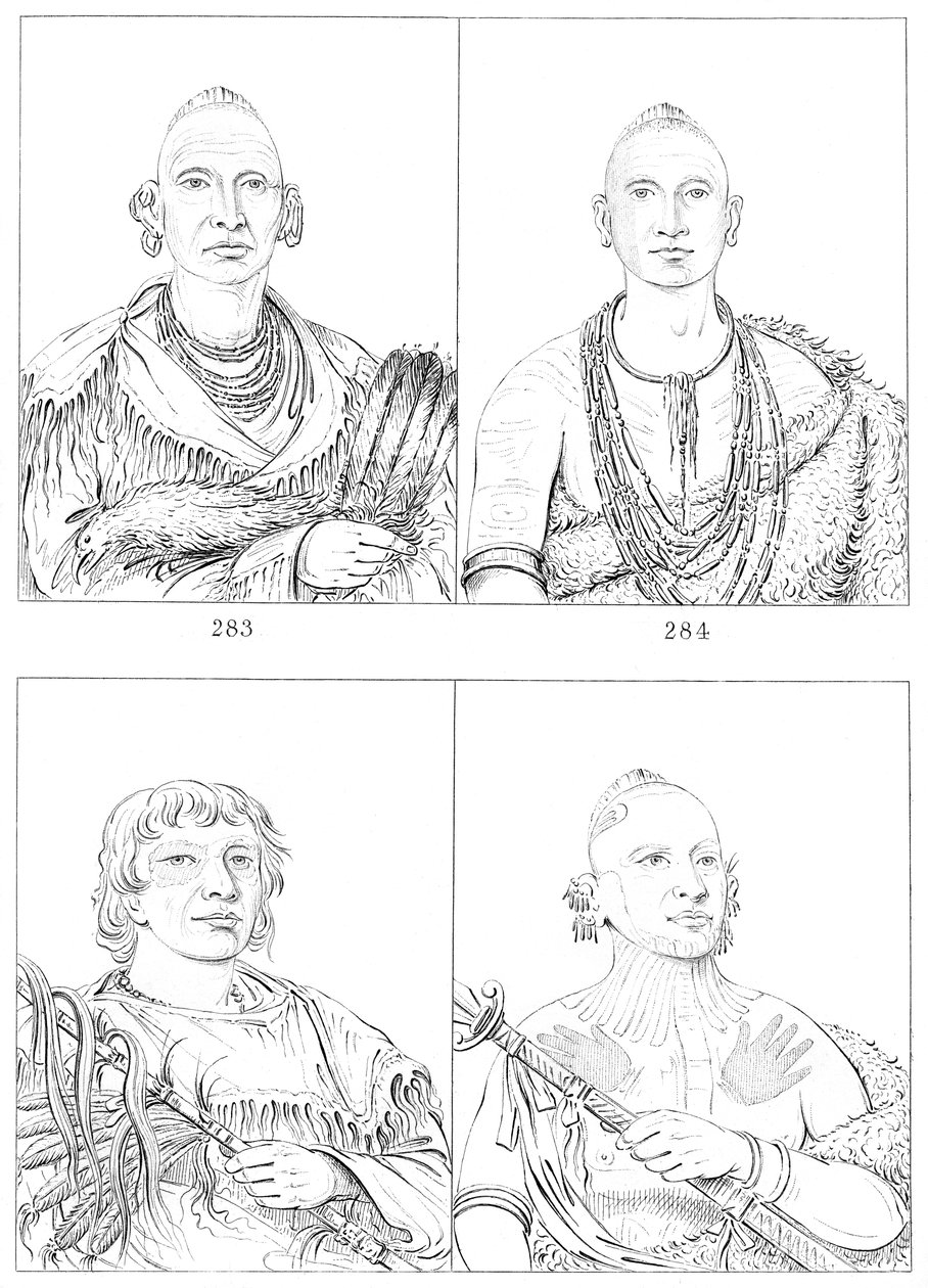 Sac and Fox Indians, 1841. af Myers and Co